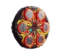 Máquina de boxeo musical para niños, entrenador de ejercicio, almohadilla de perforación inteligente, equipo de entrenamiento LED compacto, dispositivo de fitness para gimnasio en casa, herramienta de