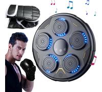 Máquina de Boxeo para Niños,con Guantes Inalámbricos Y Juguetes para Reflejos - Entrenador Interactivo de Boxeo con Golpes - para Hogar Gimnasio Interior Exterior Oficina Aula Adultos Niños