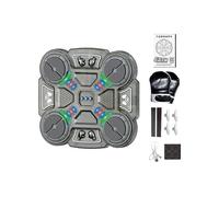 Máquina de boxeopara niños: Entrenador de Golpes Musicales de 30 x 27 cm, Recargable por USB inalámbrico, Objetivo Interactivo de Golpes en la Pared Que Mejora la condición física de los Reflejos | J