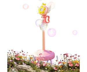 Máquina de burbujas automática - Juguetes Exteriores Ajustables en Altura | Generador y Sopladora de Burbujas Farola | para celebraciones, cumpleaños, festivales, bodas, eventos, jardín, césped, parqu