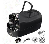 Máquina de Burbujas Automática | Lanzador de Espuma | Máquina de Burbujas Eléctrica | para Fiestas al Aire Libre Cumpleaños Navidad Pascua Niños y Niñas