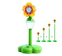 Máquina de burbujas | Balanceador manual de pie altura ajustable con luz | Juguete interactivo máquina de burbujas para, para niños, niñas, cumpleaños, juegos de verano, césped jardín terraza