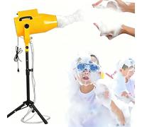 Máquina De Burbujas Chorro 1000 W, Máquina Espuma Al Aire Libre For Fiestas, Fabricante Alto Rendimiento, Área Cobertura Amplia Distancia Pulverización 10 Pies,(Yellow)