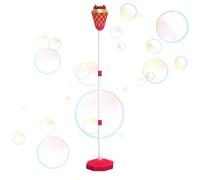 Máquina de Burbujas con - Antorcha De Juguete con Altura Ajustable | Creadora De Burbujas con Música Y Luz De Mano O De Pie | para Niños Niñas Jardín Patio Parque