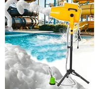 Máquina De Burbujas Con Cañón De Espuma, Máquina De Espuma Para Escenarios Grandes, Cañón Espuma, Distancia 6 A 10 M/área 80 M², Para Fiestas Y Cumpleaños Niños Y Niñas(Yellow)
