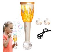 Máquina de Burbujas con Luminosa LED, soplador de Burbujas portátil | Juguete a Pilas, pulverizador Luminoso de Colores para diversión al Aire Libre, Fiestas de Pascua y cumpleaños Infantiles.