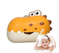 Máquina de burbujas de baño, juguete de baño espumante,Music Bubble Blower Dinosaur Forma Electric with Aspiring Tup - Juguete automático de bañera para bebés para la edad de 3 años y más compañero de