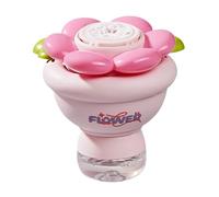Máquina de burbujas de flores, portátil, automática, juguete de burbujas de flores con iluminación, para patio, playa, piscina, fiesta, boda, vacaciones, viajes, camping, picnic
