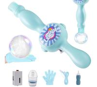 Máquina de burbujas de humo para niños, máquina de burbujas de niebla con efecto de humo elástico, juego interactivo mágico, divertidas máquinas de soplado de burbujas para fiestas al aire libre