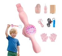 Máquina de Burbujas de Niebla Colorida, máquina de Burbujas para niños, máquina de Burbujas elástica con Efecto de Rana elástica, de Niebla de Burbujas elástica para diversión en la Playa