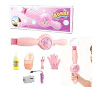 Máquina de Burbujas de Niebla, máquina elástica de Burbujas de Humo, Fabricante automático de Bur-buja de Humo Recargable con uces Coloridas, para Fiest, Playas