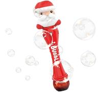 Máquina de Burbujas de Papá Noel - 1 Pieza de soplador automático de Burbujas de PP Papá Noel, Juguete con música y Luces Vacaciones, diversión, Fiesta de Navidad, niños, Adultos, tiem
