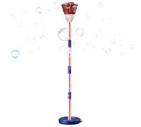 Máquina De Burbujas De Pie, De Pie Ajustable Recargable USB Con Luz Musical - Máquina De Burbujas Al Aire Libre | Exterior Cumpleaños Playa Piscina Boda