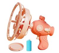 Máquina de Burbujas eléctrica CRGANGZY, Pistola de Burbujas Totalmente automática para Manos, Efecto de Doble Burbuja para Eventos en Interiores y Exteriores, Boda, cumpleaños, Color Rosa y Azul