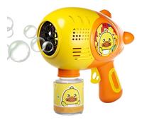 Máquina de Burbujas, Fabricante de Burbujas eléctricas de Pato Amarillo, Juguete automático de Burbujas de Pato Amarillo, Actividad de Verano Divertida para Backyard Park Preescolar Celebraciones