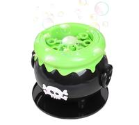 Máquina de burbujas - Maker de burbujas - Máquina de soplador de burbujas de 16 cm | Witch Cauldron Style Bubble Toy with Lights and Music Totalmente automáticos PVC Diseño seguro Construir resistente