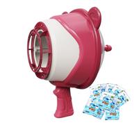 Máquina De Burbujas - Máquina de Burbujas de Espuma para Fiestas,Juguetes de Verano Accionados por Viento para Juegos al Aire Libre con Solución para Niños y Niñas, Favoritos para Cumpleaños