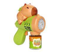 Máquina de burbujas | Máquina de burbujas eléctrica de diseño de dibujos animados para exteriores | con mango ergonómico, educativo, ideal para juegos al aire libre, playa, fiestas y celebraciones