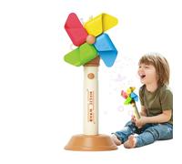 Máquina De Burbujas Molinillo De Viento Luminoso Educativo Con Engranajes