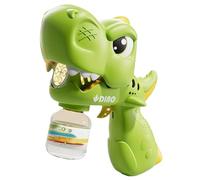 Máquina De Burbujas para Niños | Máquina De Burbujas Dinosaurio,Juguetes Interactivos Automáticos con Pilas para Niños Juegos al Aire Libre en Verano