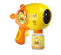 Máquina de burbujas para niños, soplador automático de burbujas de pato amarillo, actividades preescolares interactivas, juegos portátiles de playa al aire libre para juegos sensoriales