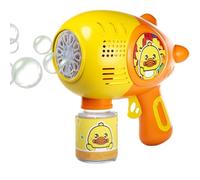 Máquina De Burbujas - Pato Amarillo Automático De Burbujas - Actividades Interactivas Maternal, Juego De Playa Portátil Para Ocio Sensorial - Fiestas de Verano y Cumpleaños