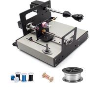 Máquina de cableado de cable, 2 a 15 vueltas/s, amplificador de tubo automático, con pantalla LCD, dispositivo de bobinado de bobina de grado eléctrico con función de memoria, máquina de alambre de