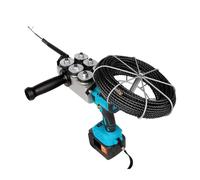 Máquina de cableado de pared Máquina de encordado de electricista automática sin escobillas Tirador eléctrico Máquina roscadora de pared Para bricolaje(1Pc battery)