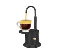Máquina de café compacta, caldera, tubo de aluminio, seguro para alimentos | Cafetera para uso doméstico Cocina al aire libre Camping y Camping Viajar Picnic Mochilero Patio trasero Jardín