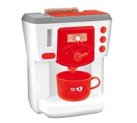Máquina de café de juguete para niños, máquina de café para niños con efectos luminosos sonoros, flujo de agua, cafetera, cafetera, moka, cocina, juguete para niños, cafetera