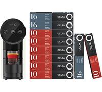 Máquina de Café DELTA Q Iconiq + 7 Tubos Qalidus + 3 Tubos Uniq (hasta 190 cápsulas - 19 bar - Blanco)