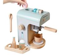 Máquina de café infantil - Juguete de cocina de madera máquina de café | Juego educativo y creativo para - para casa sala de juegos de viaje guardería