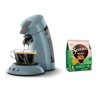 Máquina De Café PHILIPS SENSEO HD6553/21 + 32 Cápsulas De Espresso Brasil - AZUL