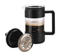 Máquina de café prensada, 1 litro, resistente al calor, prensa francesa, portátil sin gotas, para salón, cocina, oficina, camping, cerveza de café duradera para fiestas en casa