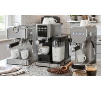 Máquina de café profesional de Proficook: Con indicador analógico de temperatura KA1267-inox