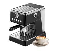 Máquina De Café Semi-Automática Con Cuerpo Compacto, Diseño Elegante Y Función One-Touch, Alta Presión 20 Bar, Para Café Espresso Profesional Y Café Latte(Black)