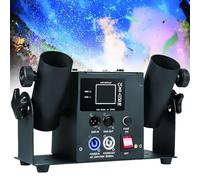 Máquina de cañón de confeti, máquina lanzadora de confeti de 2 cabezales, máquina lanzadora de confeti eléctrica profesional, para conciertos de graduación, cumpleaños, bodas y bares.