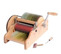 Máquina De Cardado De Bricolaje: Cardador De Batería con 315 Mm De Diámetro, Espacio De Rodillo Ajustable, Incluye Pico De Pico Y Cepillo para La Creación Artística De Fieltro De Lana, Tono De Diente