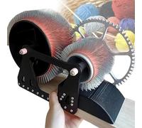 Máquina de cardado de lana con manivela, mezcla rápida de colores para hacer manualidades, perfecta para cardar fibras y crear fieltro