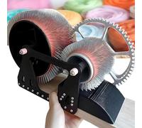 Máquina de cardado de lana para manualidades, mezcla rápida de colores, ideal para cardar fibras y hacer proyectos de fieltro