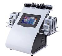 Máquina de cavitación 6 en 1, Equipo de Belleza Facial Corporal Multifuncional, máquina de Modelado Corporal, para Cara, Abdomen, Brazo, Cintura, glúteos y Muslo