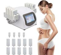 Máquina de cavitación lipo para eliminación de grasa corporal, máquina de escultura corporal con láser Lipo para disolver grasa, pérdida de peso, máquina de belleza de grasa abdominal ETL051A