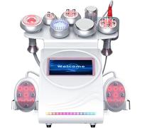 Máquina de cavitación ultrasónica de 80k, 9 en 1 radiofrecuencia RF Eliminación de grasa corporal Fotorrejuvenecimiento EMS Máquina de pérdida de peso Dispositivo de belleza antiarrugas para esculpir
