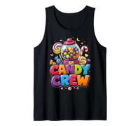 Máquina de chicles Candy Sweets Crew Sweet Shop Party Halloween Camiseta sin Mangas