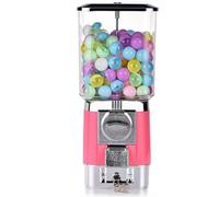Máquina de chicles para niños, máquina expendedora de dulces que funciona con monedas, incluye 200 bolas vacías y 100 fichas de acero inoxidable, ideal para tiendas de juegos