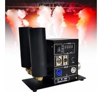Máquina de Chorro de CO2 DMX, máquina de Niebla de Chorro de CO2 LED, máquina de Humo, Control DMX, multiángulo, Tubo Doble, para Efectos de espectáculo de DJ en Escenario,220V (Color : 110V)