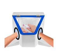 Máquina de chorro de con caja de polvo, cubierta de vacío for pulido, caja de operación de grabado con chorro de de alúmina(JG-220 wired)