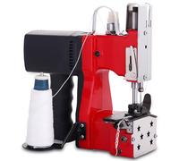 Máquina de cierre de bolsas, máquina de sellado manual, 150 W para bolsas y tela, corte automático de rosca, solución de embalaje de bolsas portátil y eficiente