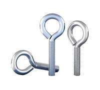 Máquina de cierre de ojo de cabra de acero inoxidable 304, tornillo de anillo de diente, gancho de ojo de cabra cerrado, tornillo de ojo de oveja M3 M4 M5 M6 M8 M10(M6x25(7pcs)304)