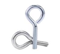Máquina de cierre de ojo de cabra galvanizada, tornillo de anillo, gancho de ojo de cabra cerrado, tornillo de ojo de oveja M3-M12 de acero inoxidable 304(M3x8(50pcs) zinc)